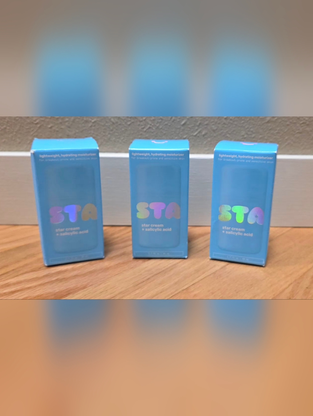 NEW Starface Star Cream + Salicylic Acid Lightweight Moisturizer - 3 Pack